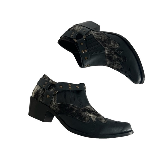 Agave Sky Gigi Genuine Leather Cowhide Bootie - Picture 14 of 14